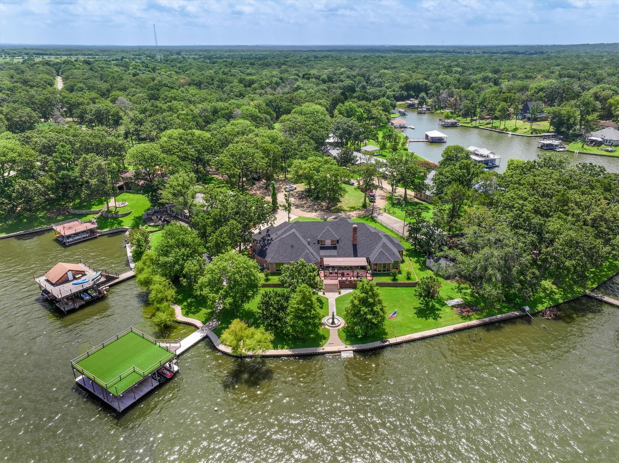 Artificial turf in Double Oak, TX